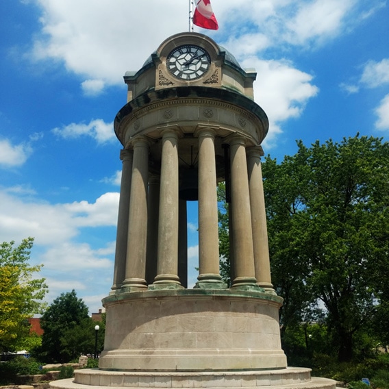 victoria park clock tower kitchener ontario